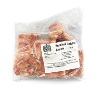 Raw Factory Boneless Chicken Chunks 1kg